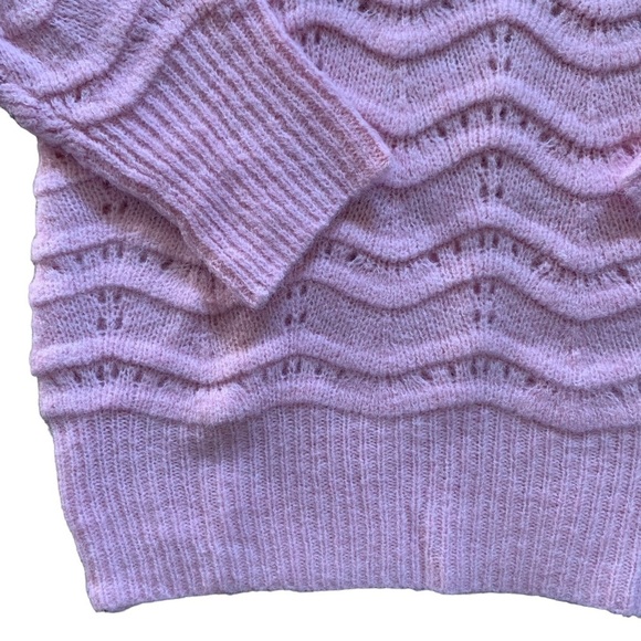 FRNCH NATEA SWEATER Turtleneck Cable Knit New With Tags Soft Comfy Feminine - Picture 7 of 16